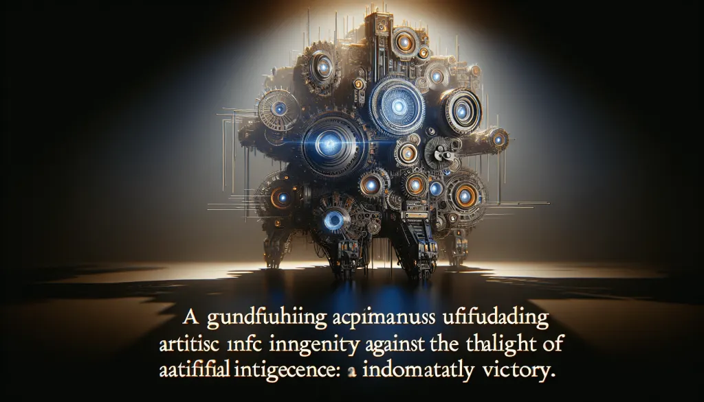 the revolutionary tool that preserves artistic creativity in the face of artificial intelligence: an undisputed triumph